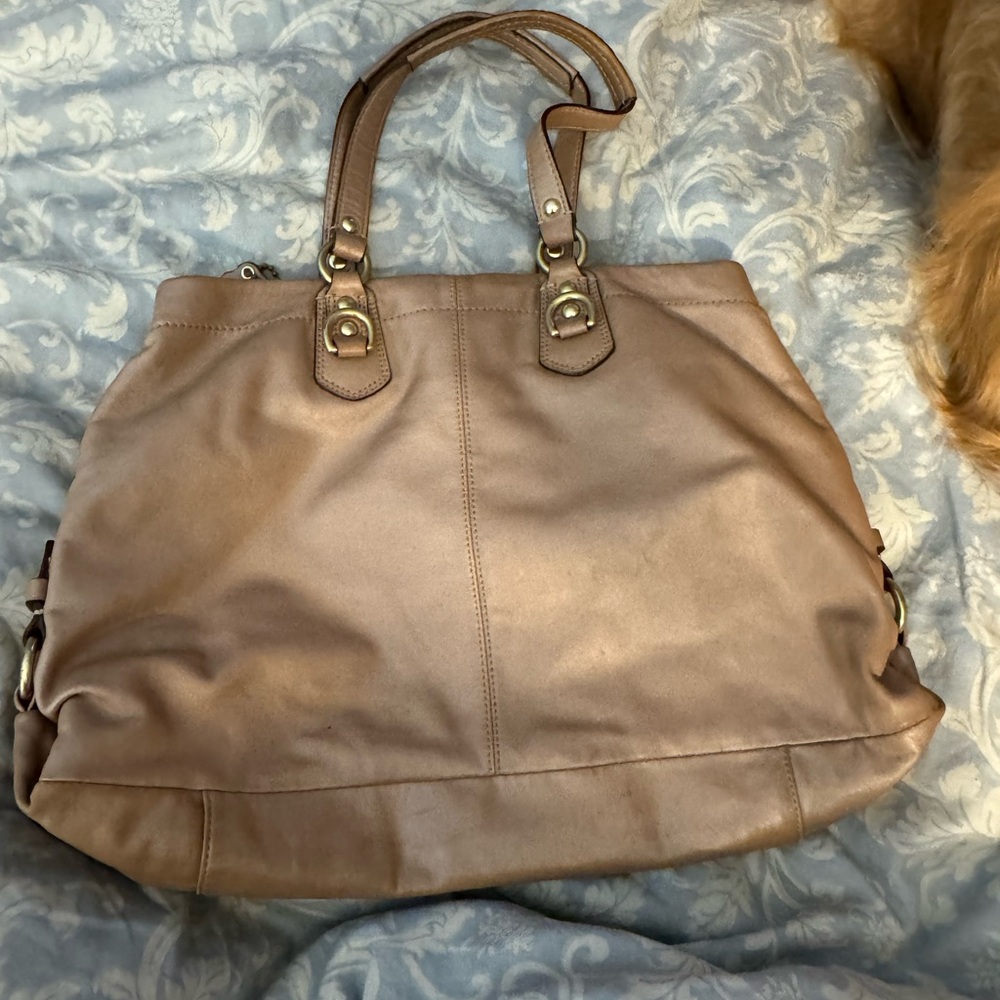 Coach Brown Leather Shoulder Bag - Picture 5 of 5